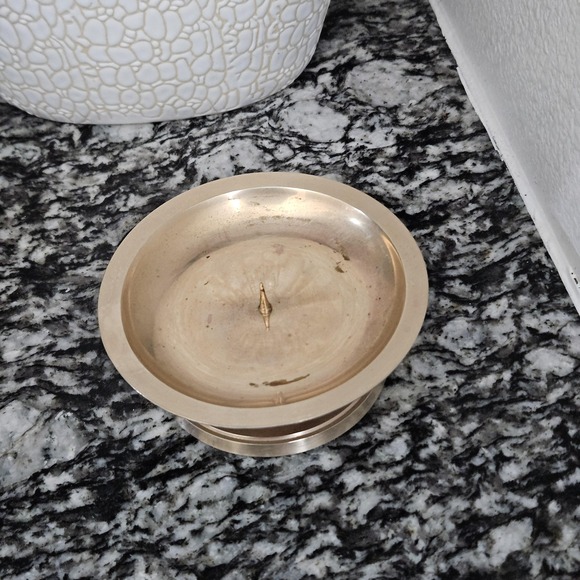 Vintage brass‎ candleholder metal - Picture 3 of 9